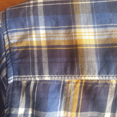 Marks & Spencer Boys' Winter Shirt like new, blue mix, 11-12 years