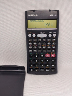Olympia LCD-8110 scientific calculator like new