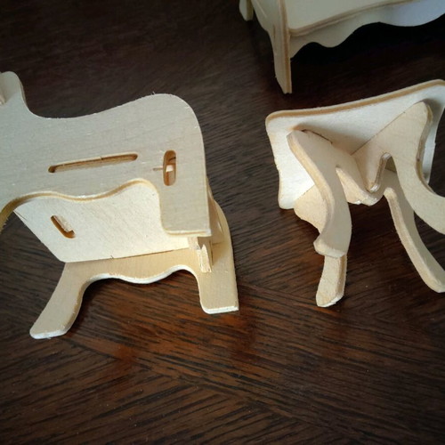 Wooden miniature living room like new