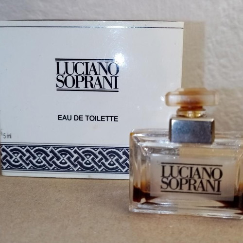 Luciano Soprani Eau de Toilette miniature used, 5 ml, collectible