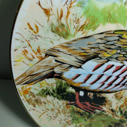 Vintage Furstenberg Germany decorative wall plate by Ferran Sostres