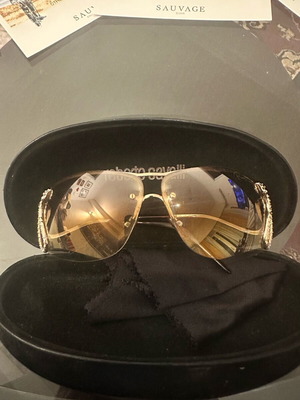 Roberto Cavalli women's sunglasses like new, vintage gold with brown
