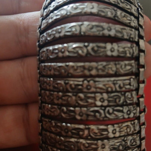 Bracelet handmade, like new, alpaca metal