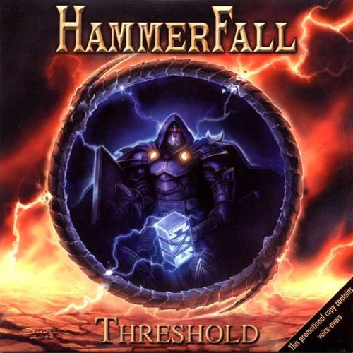 HammerFall Threshold Promo Edition CD, cardboard sleeve, heavy metal