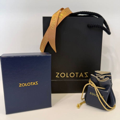 Zolotas packaging set with box, pouch and gift bag, new
