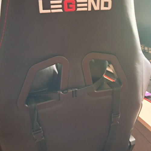 Legend gaming καρέκλα σαν καινούργια, μαύρη με μηχανισμό ρύθμισης