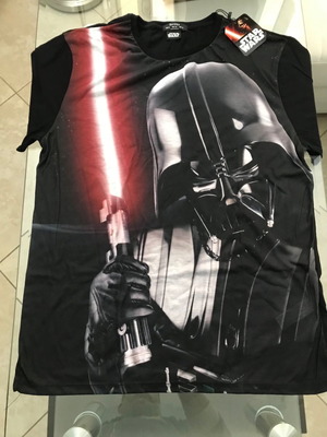 Star Wars Darth Vader Sith Lord тениска XL нова, черна