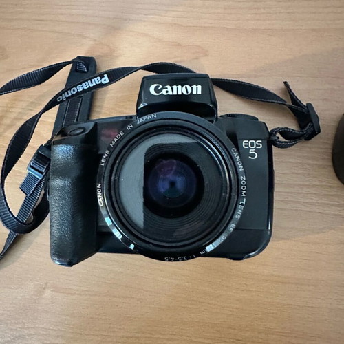 Canon EOS 5 and EOS 1000F N film cameras used for repair or parts
