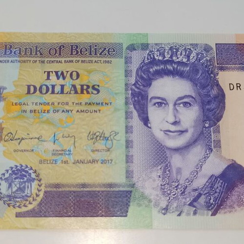 Belize 2 Dollars 2017 new