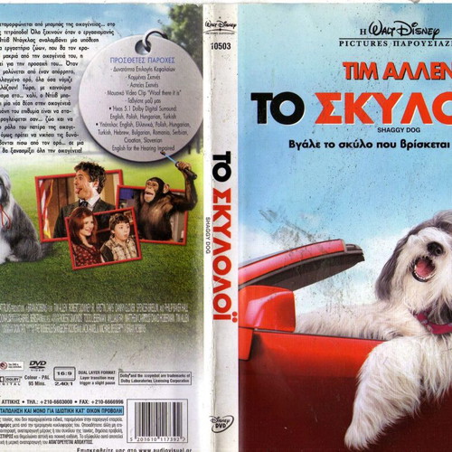Shaggy Dog DVD used, comedy fantasy with subtitles