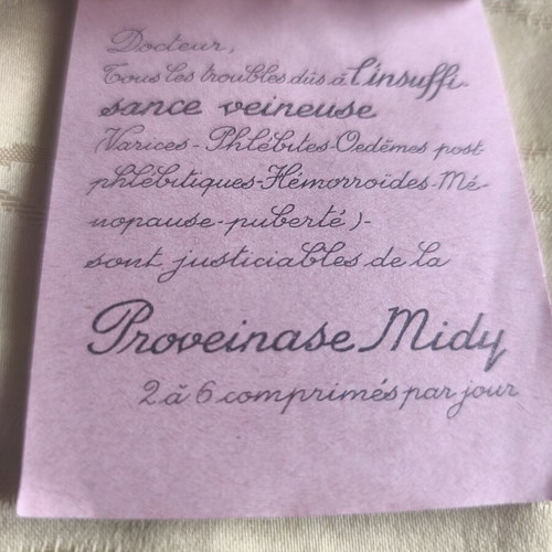 Piperazine Midy Advertising Brochure 1920-1930 used