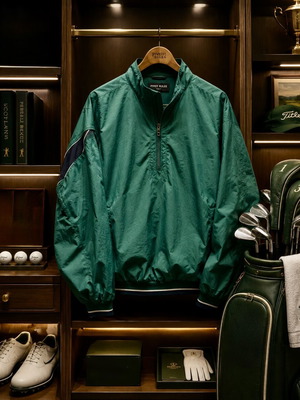 Pivot Rules golf jacket size L like new, deep green