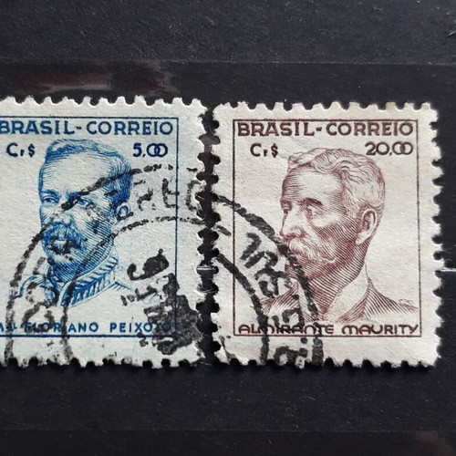 Γραμματόσημα Βραζιλίας 1941 & 1942, διάσημες προσωπικότητες, σαν καινούργια