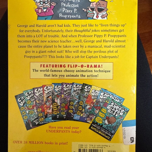 Captain Underpants used book in English