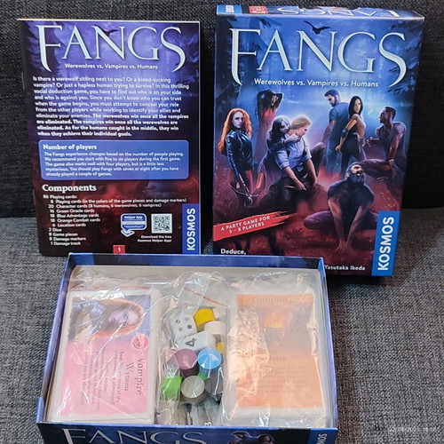 Fangs board game like new