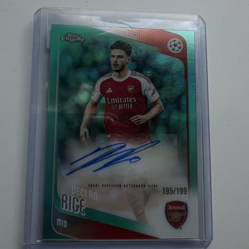 Topps Arsenal Declan Rice autograph card like new