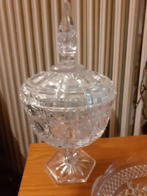 Crystal items like new, set of 3, authentic crystal