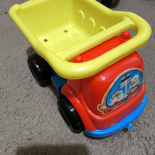 Truck with trailer like new, plastic toy