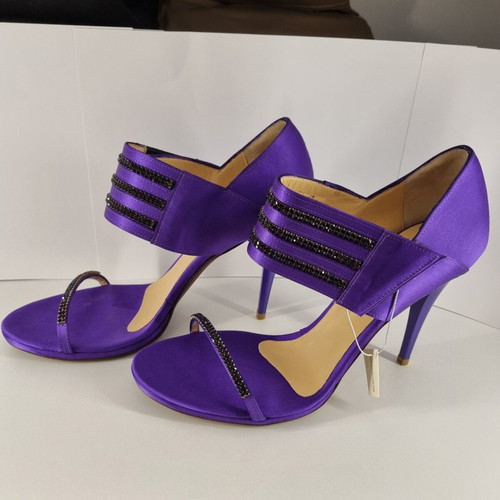 Tiffi women's purple sandals with Swarovski elements, new, size 39