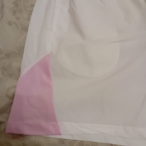 Girls' sports set, white and pink, size 152 cm