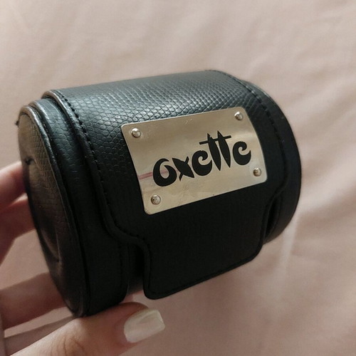 Oxette watch case (barrel) like new, leather