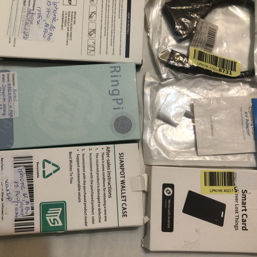 Keyboard with case, iPhone cases, cables, smart card, watch charger new set