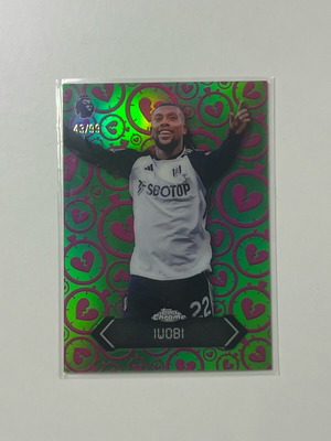 Alex Iwobi Topps Premier League Chrome 2025-26 Heartbreaker σαν καινούργιο