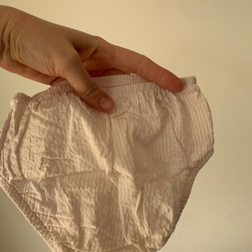 Βρεφικό φορεματάκι Mothercare 12-18 μηνών καινούργιο ροζ ριγέ με τριαντάφυλλα