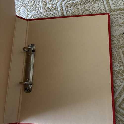 Ferrari Schumacher folder used, official licensed product