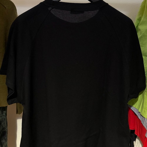 Platinum Bodies Black Mesh Bodybuilding T-Shirt used, retro logo