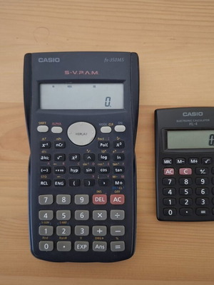 Casio calculator set fx-350MS and HL-4 like new