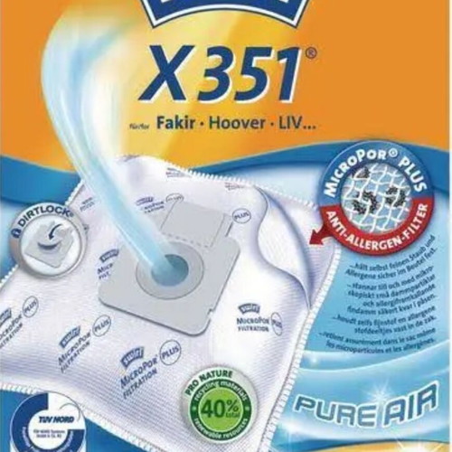 Swirl X351 vacuum cleaner bags new, pack of 5