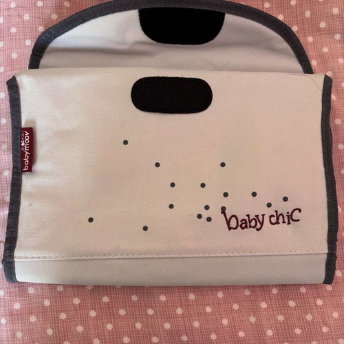 Babymoov Baby Chic changing bag used with accessories