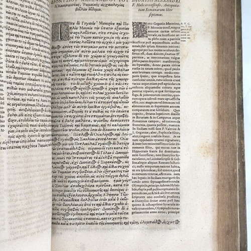 Διονύσιος ο Αλικαρνασσεύς Άπαντα 1691 μεταχειρισμένο, ελληνικά και λατινικά