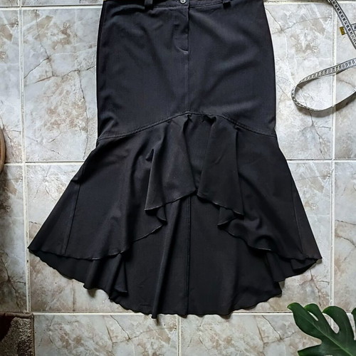Black skirt, suit fabric, slight stretch