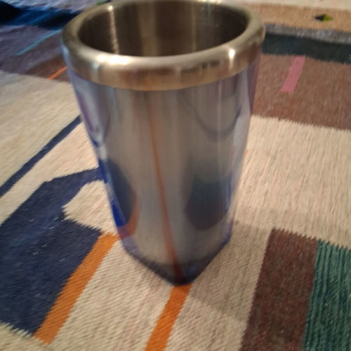 Ionia metal and plastic double-wall wine cooler