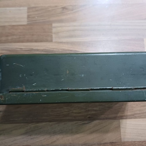 Military Metal First Aid Kit used, Klein Model