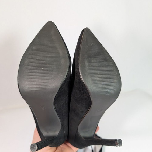 GoGo Shoes Suede Ankle Boots with High Heel like new, size 37, black