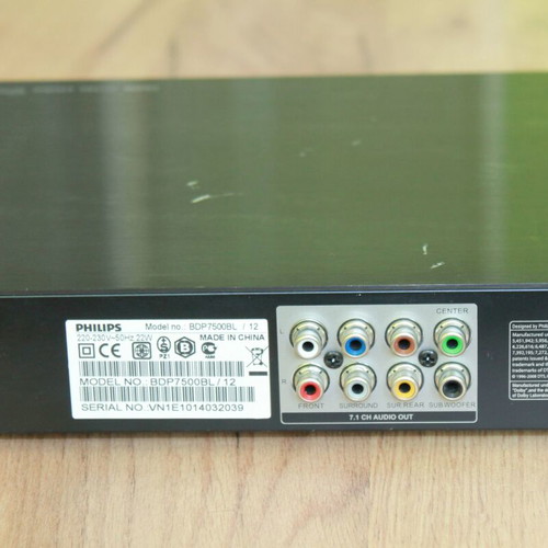 Philips BDP7500 Blu-ray Disc player