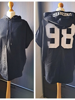 Oversized black athletic sweatshirt like new, size M