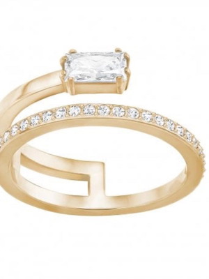 Swarovski γυναικείο δαχτυλίδι επίχρυσο καινούργιο size 55