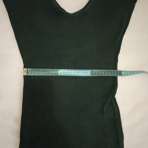 Vintage 90s/Y2K rib mini dress used, charcoal dark gray, small