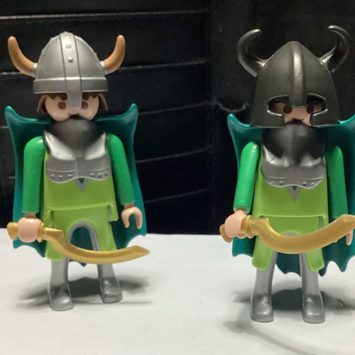 Playmobil 2 custom figures like new, genuine parts
