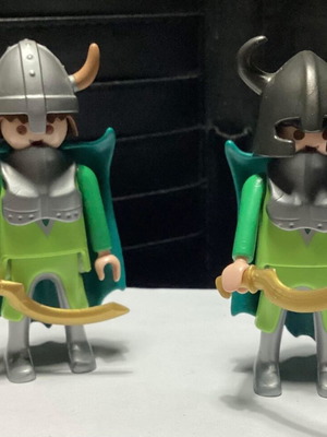 Playmobil 2 custom figures like new, genuine parts