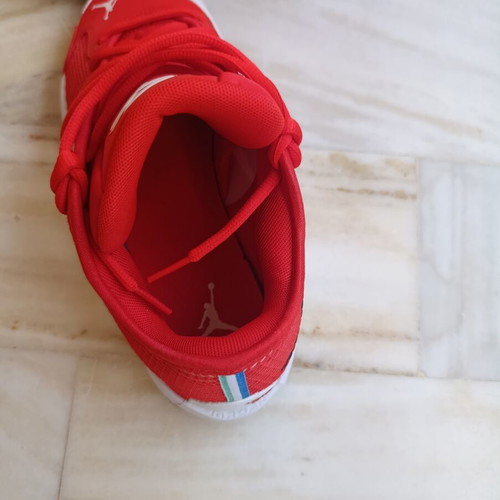 Jordan Luka 77 athletic shoes like brand new, red, size 44.5