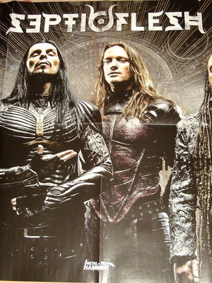 Αφίσα Septic Flesh / Planet Of Zeus καινούργια metal διπλής όψης