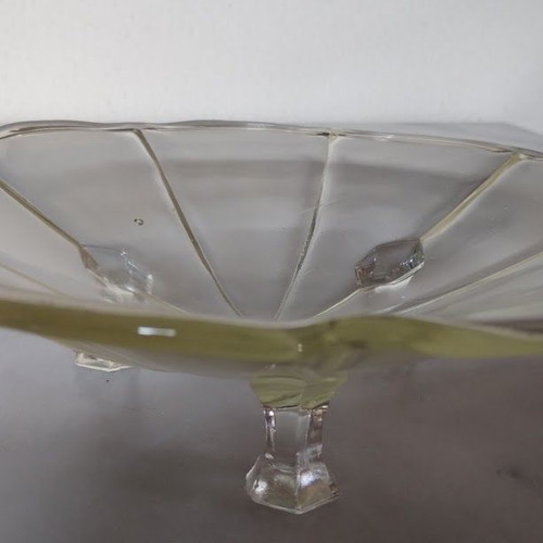 Chippendale Decorative Glass Bowl used, Art Deco style