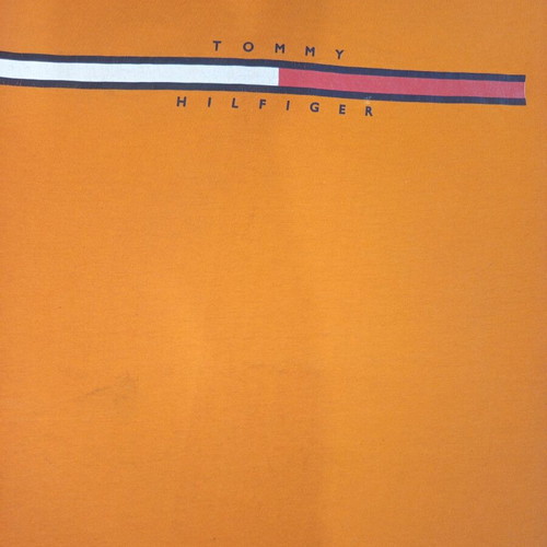 Tommy Hilfiger orange T-shirt with logo used