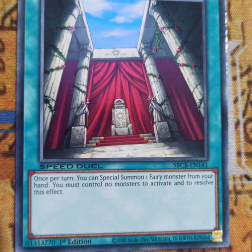 Valhalla Hall Of The Fallen Continuous Spell card like new