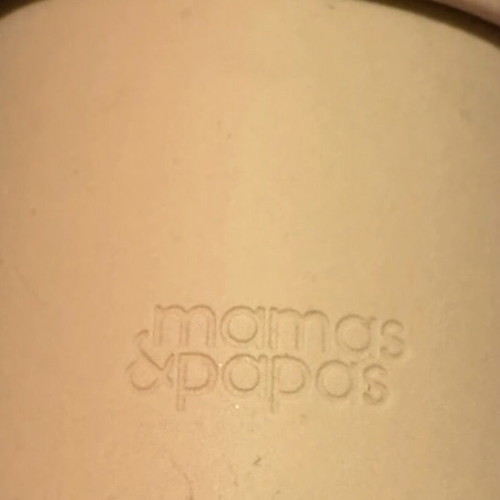 Mamas and papas silicone training cup with 2 lids and brush new